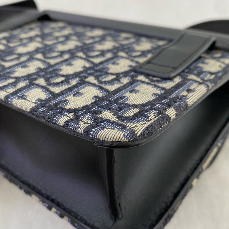 迪奧/Dior oblique老花Elite系列 郵差斜挎單肩包,20年,男女適用 百搭好用,還可以當腰包-7