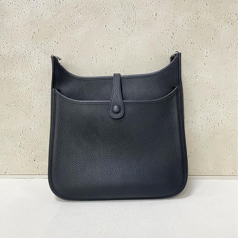 Hermes Evelyne 29 黑銀 伊芙琳-1