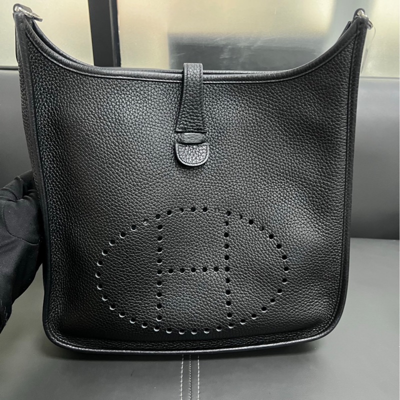 Hermes Evelyne 29 黑銀 伊芙琳-5