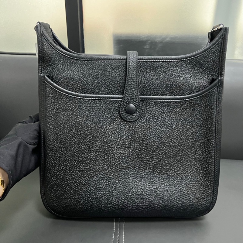 Hermes Evelyne 29 黑銀 伊芙琳-6