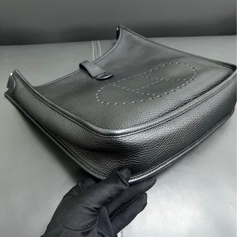 Hermes Evelyne 29 黑銀 伊芙琳-10