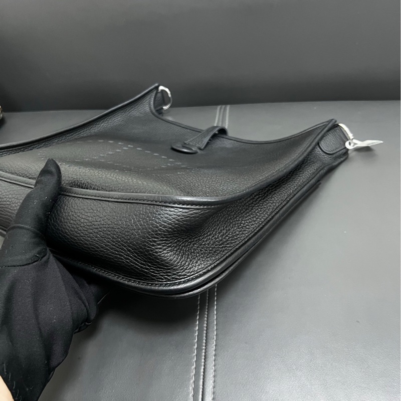 Hermes Evelyne 29 黑銀 伊芙琳-11