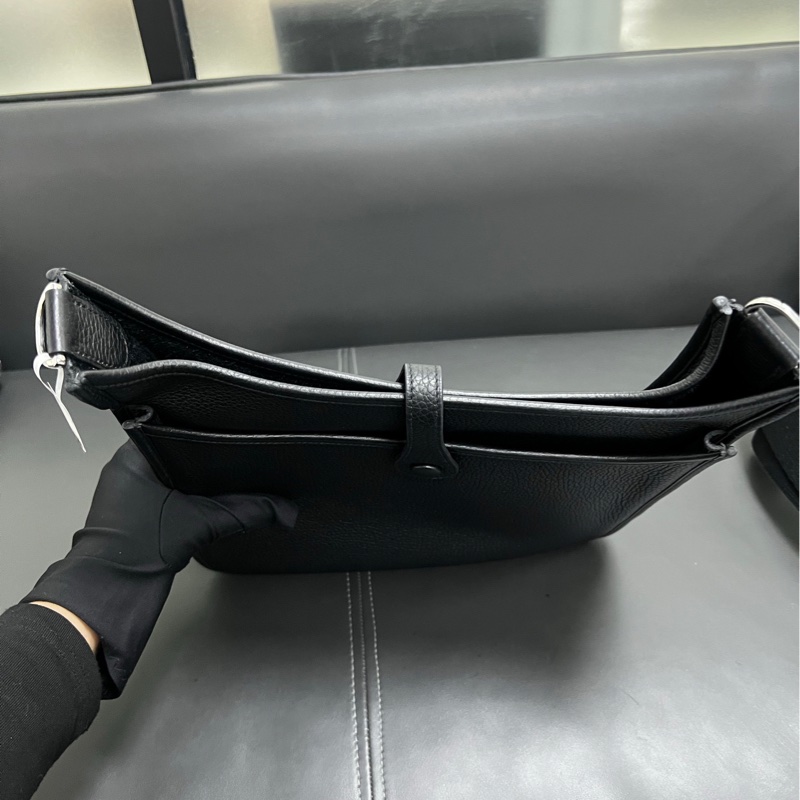 Hermes Evelyne 29 黑銀 伊芙琳-14