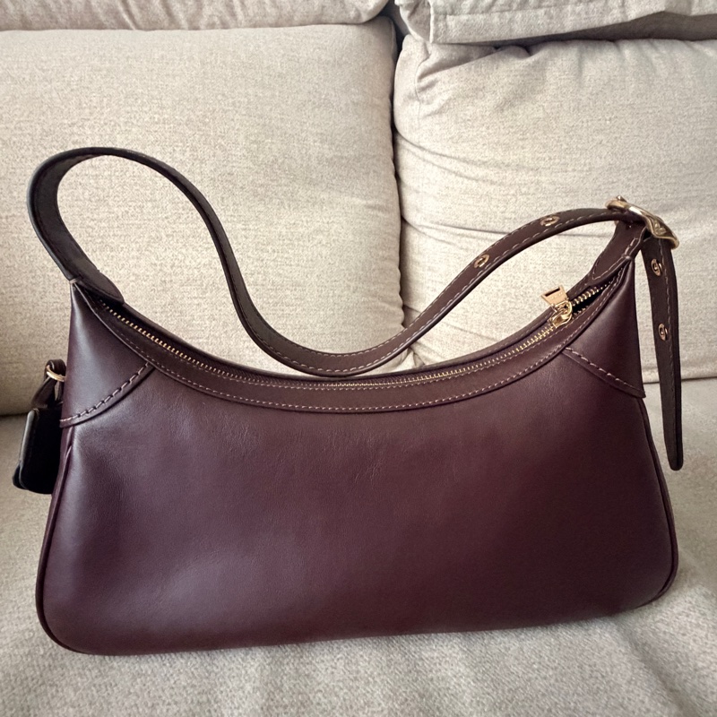 COACH ELLA小號肩背包-IM/濃咖啡色(CDV35)-6