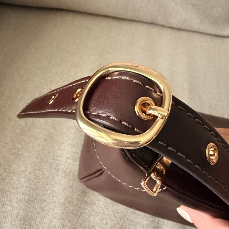 COACH ELLA小號肩背包-IM/濃咖啡色(CDV35)-10