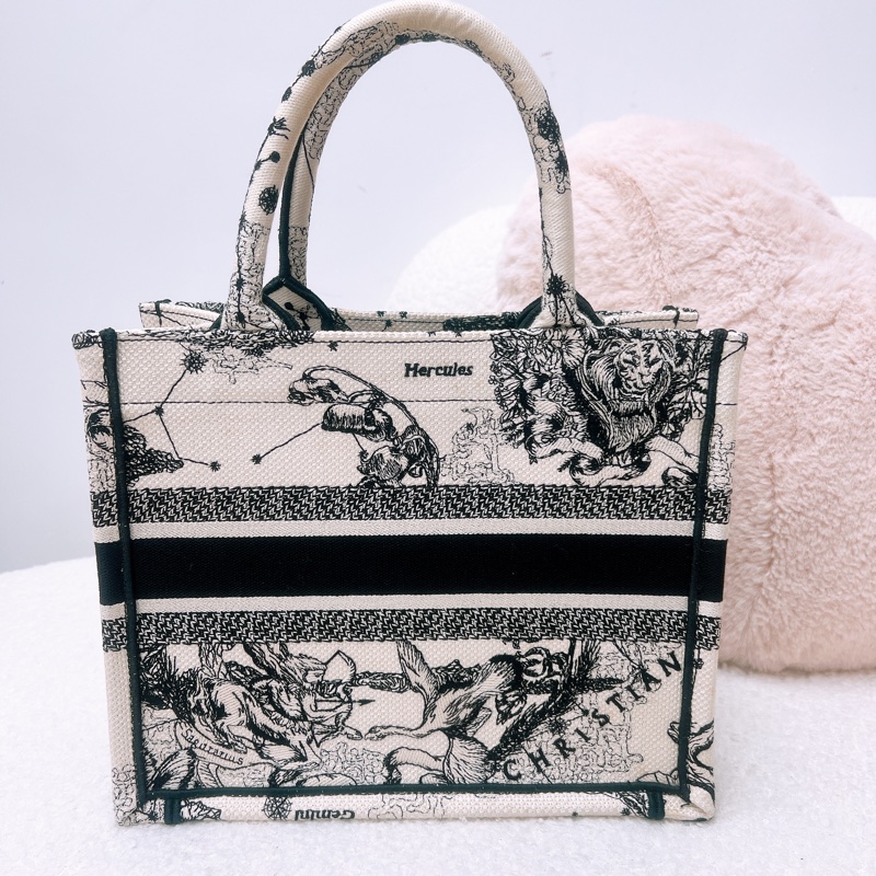 Dior book 黑白星座小號托特-7