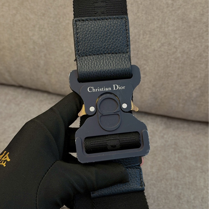 DIOR老花馬鞍釦包-5