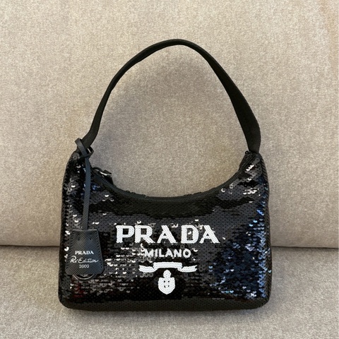 PRADA 2000 Hobo亮片手提