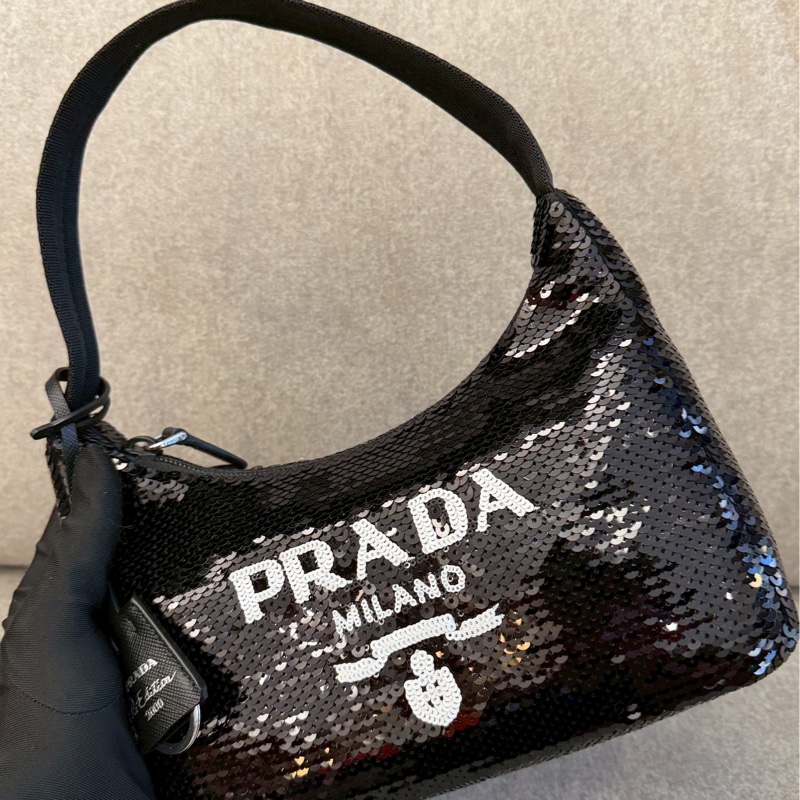 PRADA 2000 Hobo亮片手提-1