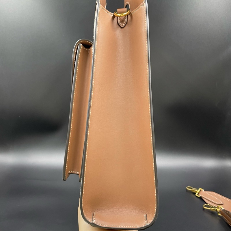 Burberry帆布郵差中號斜挎包 底長37cm  🈚附件-3