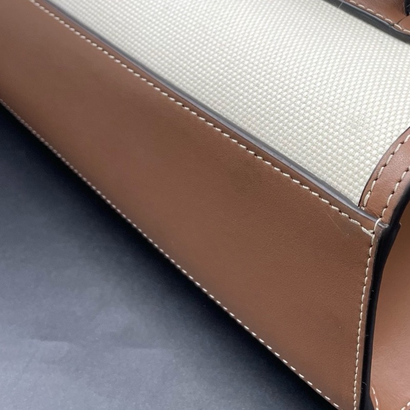 Burberry帆布郵差中號斜挎包 底長37cm  🈚附件-9