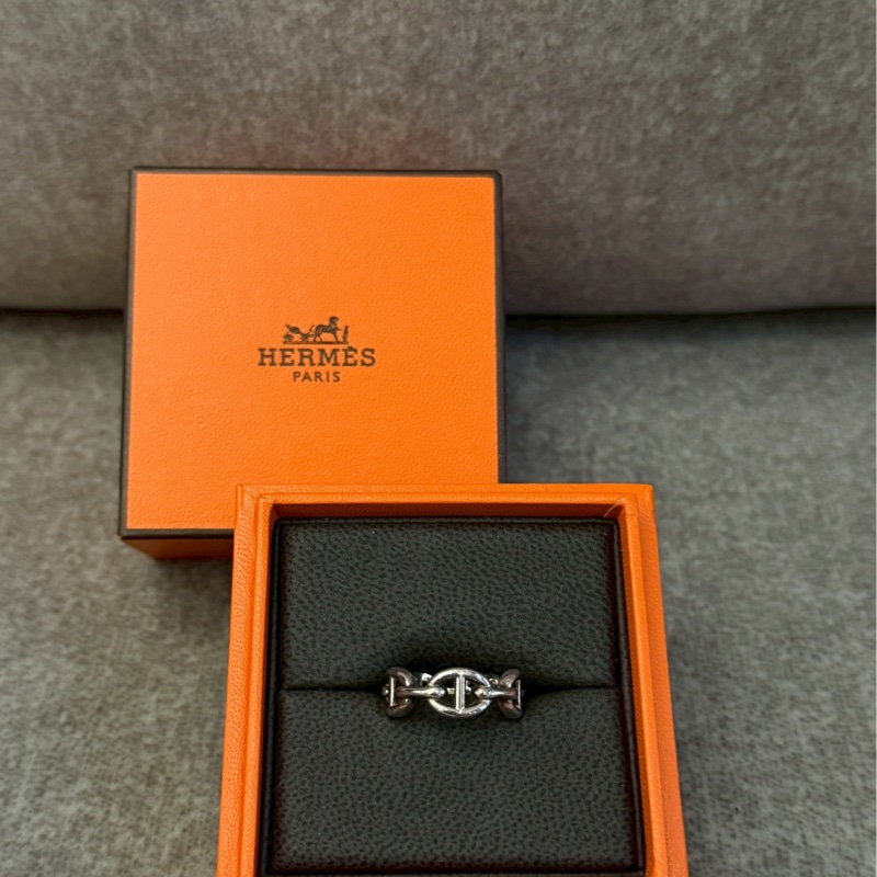 愛馬仕豬鼻子戒指💍-0