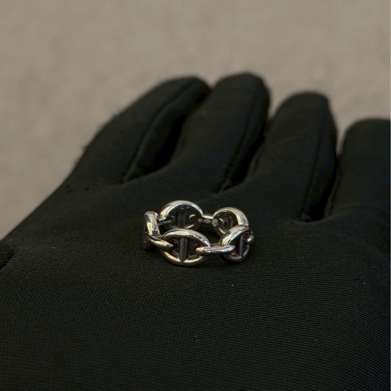 愛馬仕豬鼻子戒指💍-1