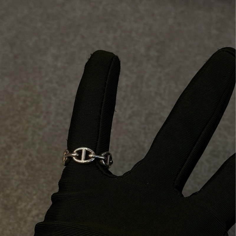 愛馬仕豬鼻子戒指💍-2
