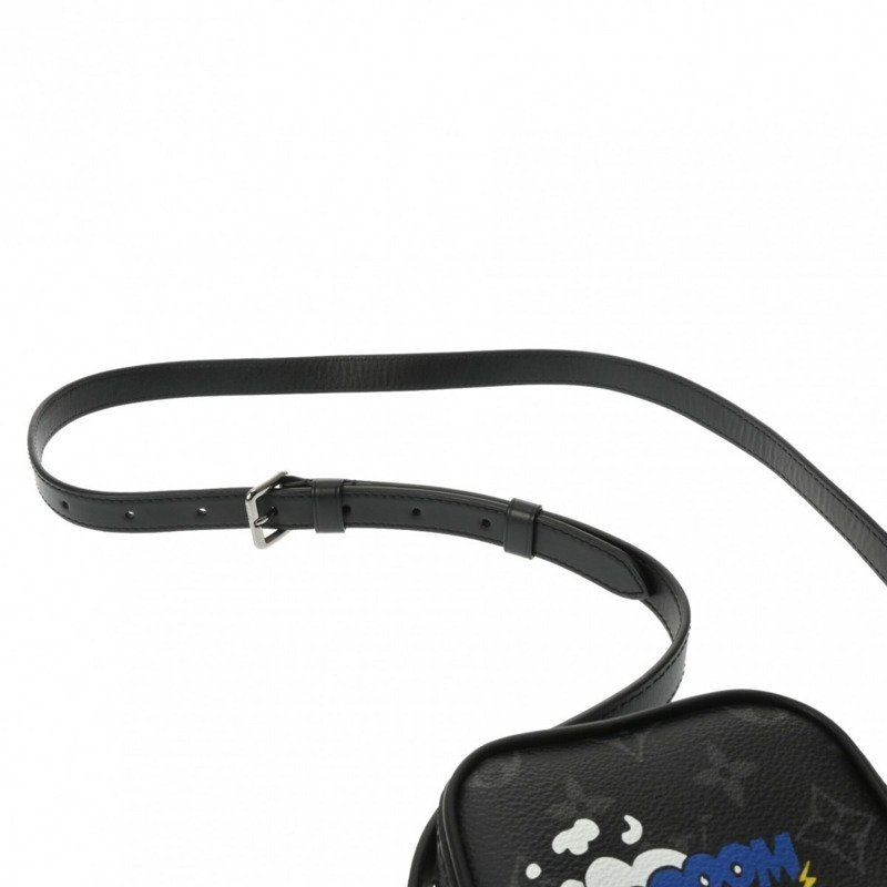 路易威登 (LOUIS VUITTON) Monogram Eclipse Danube PPM Trunk Print 黑色 M45928 男士帆布肩背包 A 級二手 Ginzo-4