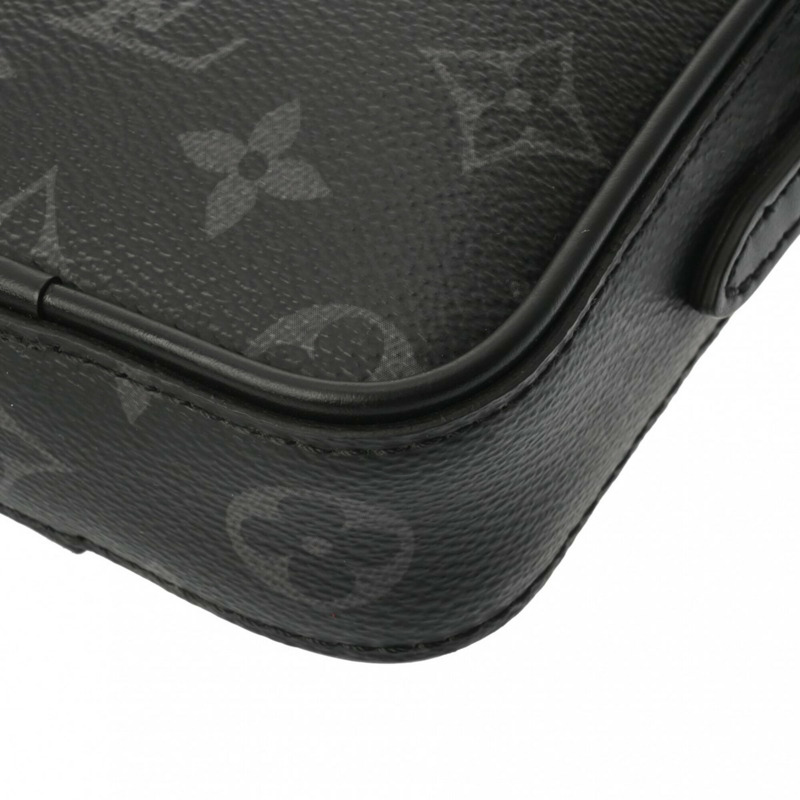 路易威登 (LOUIS VUITTON) Monogram Eclipse Danube PPM Trunk Print 黑色 M45928 男士帆布肩背包 A 級二手 Ginzo-8