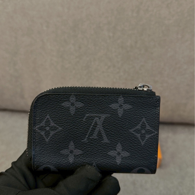 LV黑老花零錢包-2