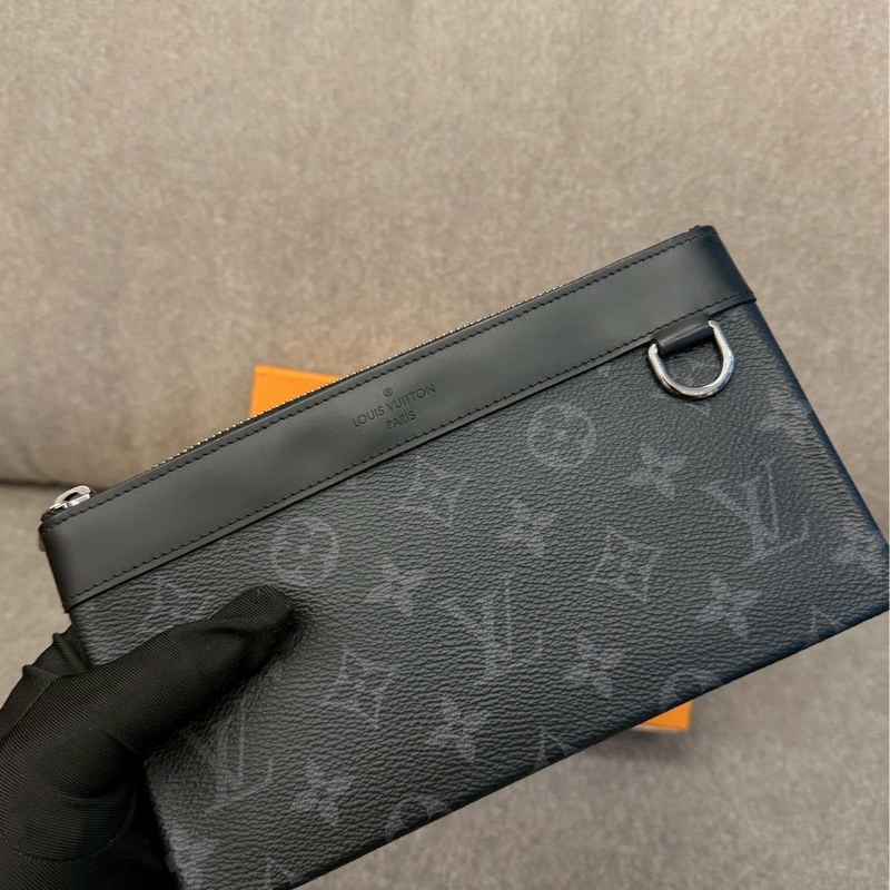 LV黑老花中型卡包-1