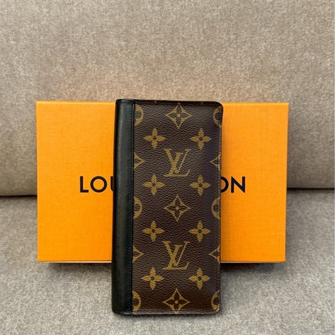 LV雙色老花拼接長夾