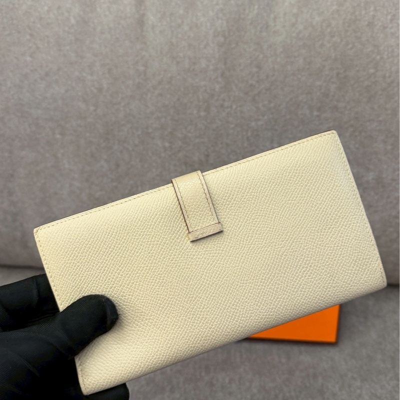 愛馬仕Bearn H釦長夾-2