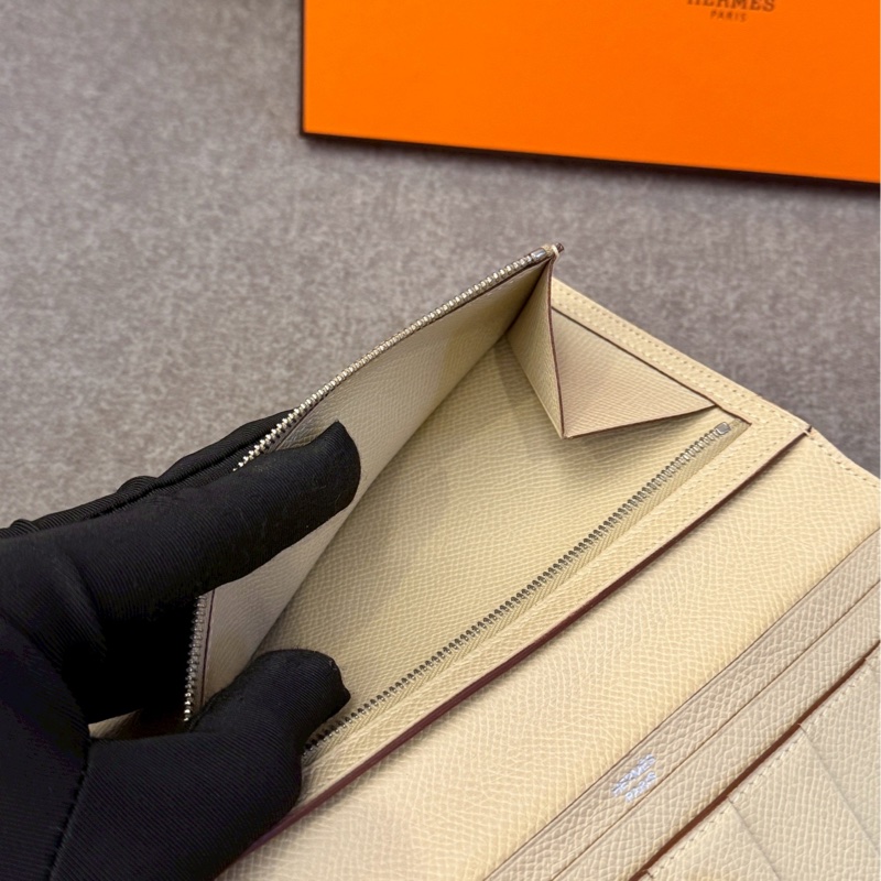 愛馬仕Bearn H釦長夾-5