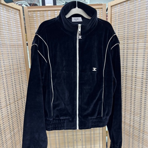 Celine 黑絲絨外套 S碼