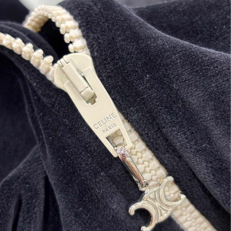 Celine 黑絲絨外套 S碼-5