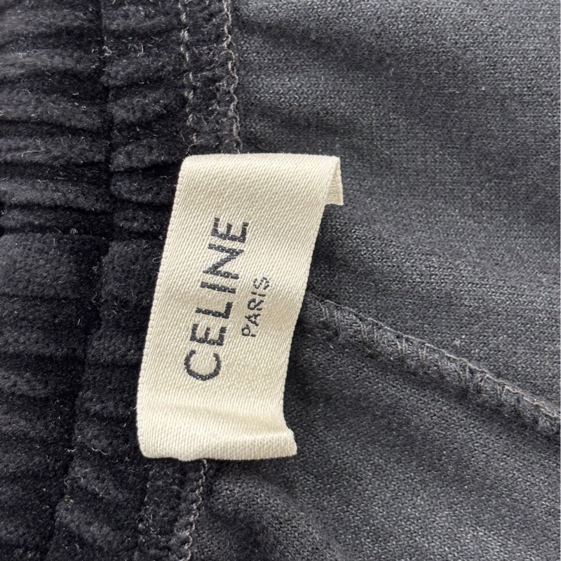 Celine思琳凱旋門黑色絲絨長褲，XS碼-2