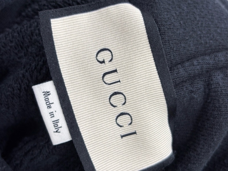 Gucci 彩虹logo連帽衛衣,黑色S碼-2