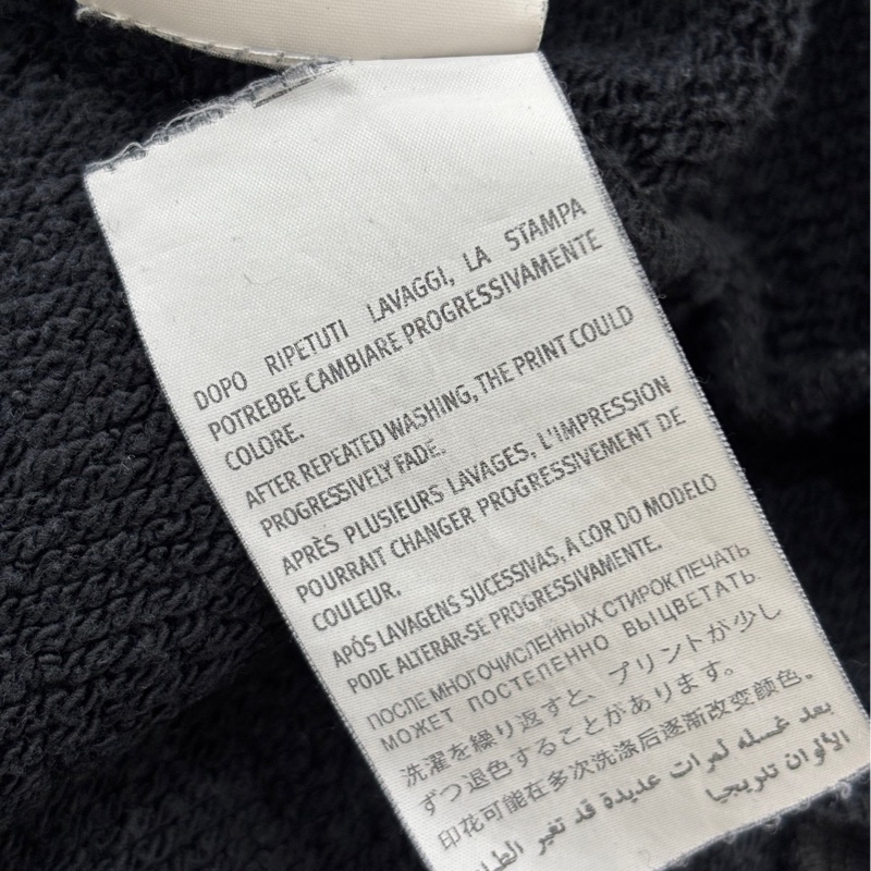 Gucci 彩虹logo連帽衛衣,黑色S碼-4