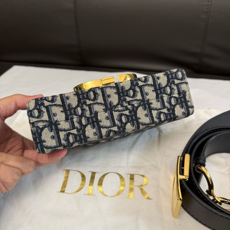 DIOR 迪奧 老花蒙田盒子包 尺寸;17*11.5cm 附件:肩帶 塵袋-4
