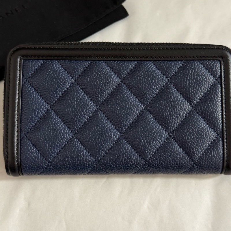 幾乎全新 Chanel 香奈兒 卡包 零錢包 附件:塵袋-8