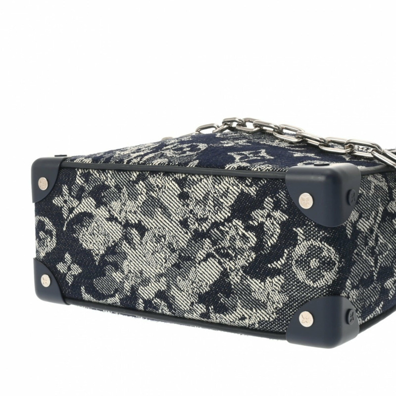 路易威登 (LOUIS VUITTON) Monogram Tapestry Soft Trunk 藍色 M80033 女士帆布 A 級二手 Ginzo-5
