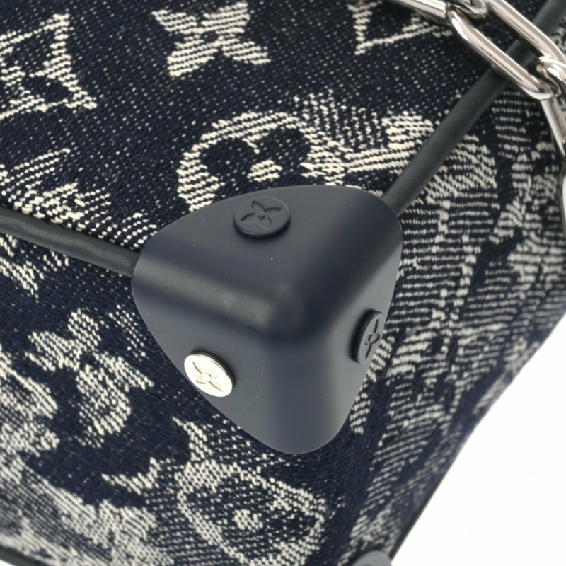 路易威登 (LOUIS VUITTON) Monogram Tapestry Soft Trunk 藍色 M80033 女士帆布 A 級二手 Ginzo-6