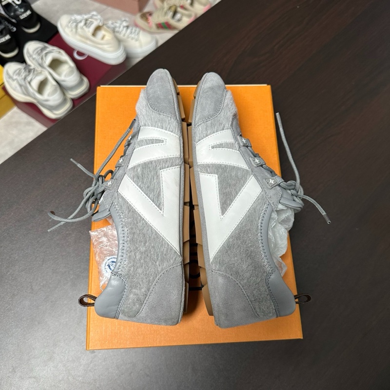 LV路易威登新款sneakerina 德訓鞋 芭蕾舞鞋 灰色 38.5碼-4