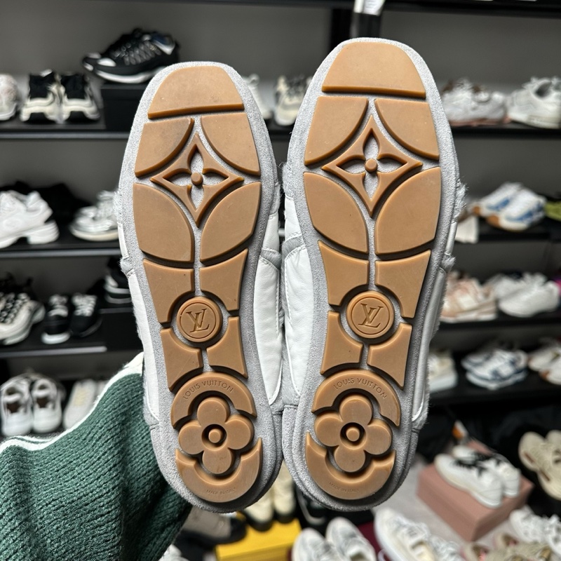 LV路易威登新款sneakerina 德訓鞋 芭蕾舞鞋 灰色 38.5碼-5