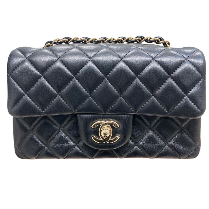 CHANEL 香奈兒 CF20 羊皮 黑色 金釦-0