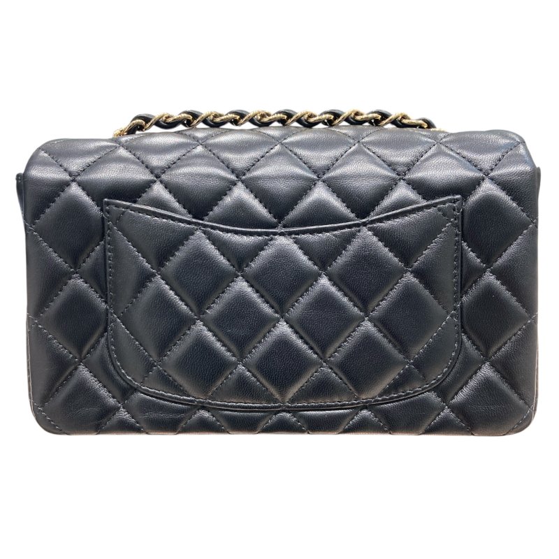 CHANEL 香奈兒 CF20 羊皮 黑色 金釦-1