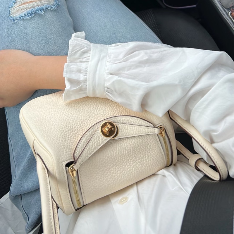 Hermes minilindy 奶油白TC皮-2