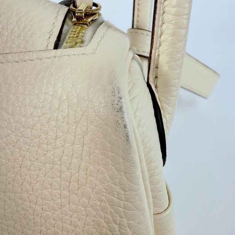 Hermes minilindy 奶油白TC皮-5