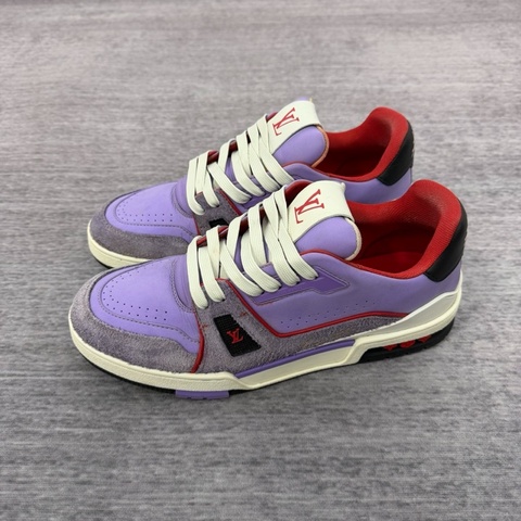 Louis Vuitton路易威登 Trainer紫色麂皮 41.5碼