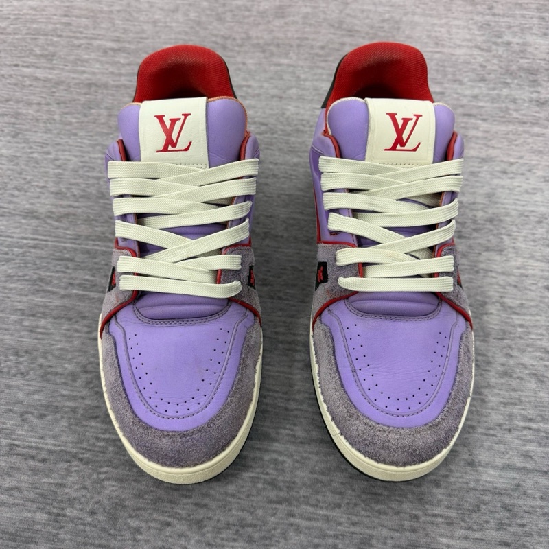 Louis Vuitton路易威登 Trainer紫色麂皮 41.5碼-1