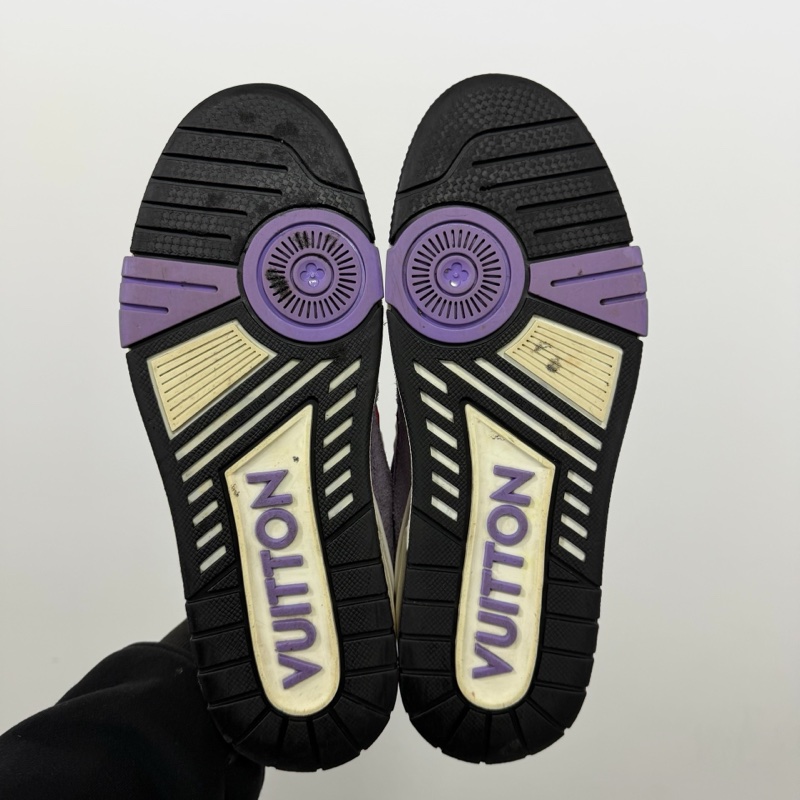 Louis Vuitton路易威登 Trainer紫色麂皮 41.5碼-8