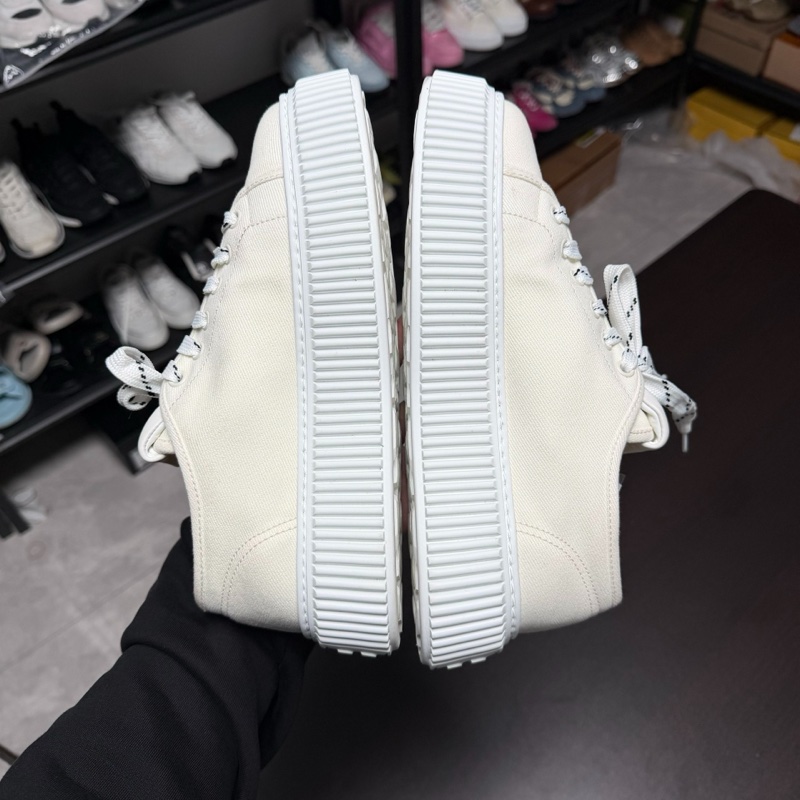 Miumiu繆繆 25s厚底新款餅乾鞋 白色 39碼-5