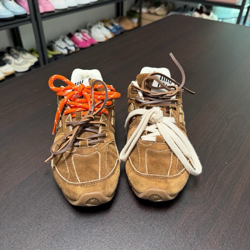 miumiu繆繆 newbalence530薄底鞋 褐色 36碼-1