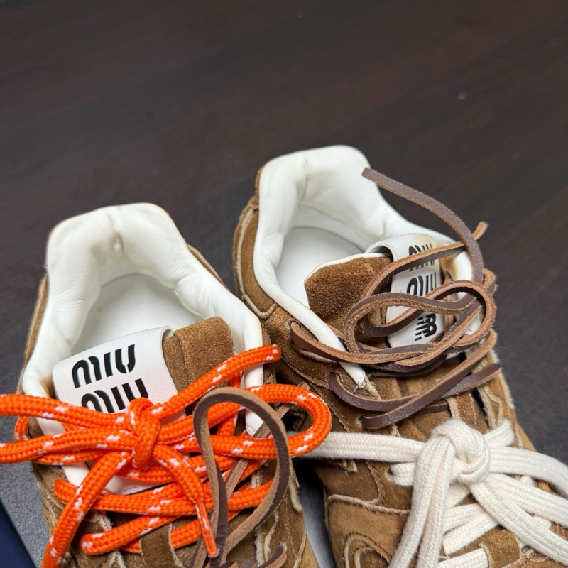 miumiu繆繆 newbalence530薄底鞋 褐色 36碼-6