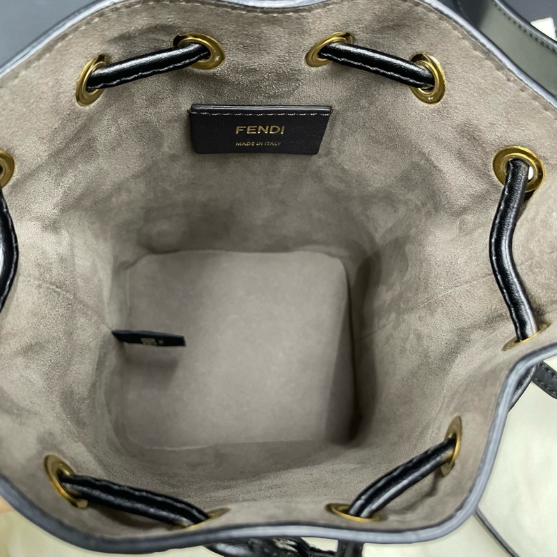 芬迪/Fendi老花水桶手提斜挎包 12*18 Mon Tresor迷你水桶手袋-7