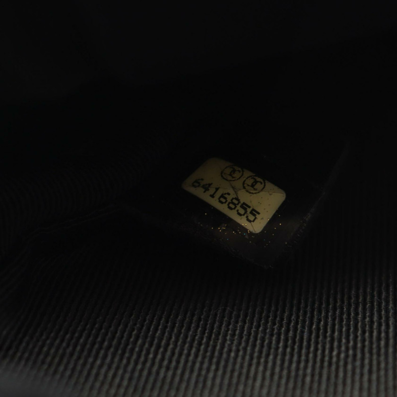 香奈兒 (CHANEL) 野性縫線鏈條肩背包 A14687 黑色皮革 GHW 二手 女士 CC-4