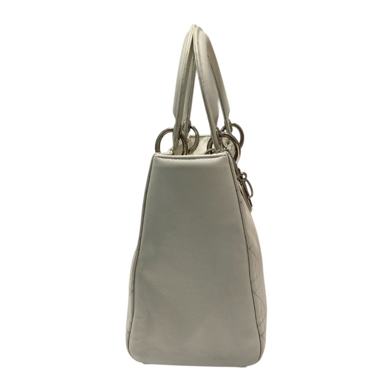 DIOR LADY DIOR 中號 手提包 白色-2