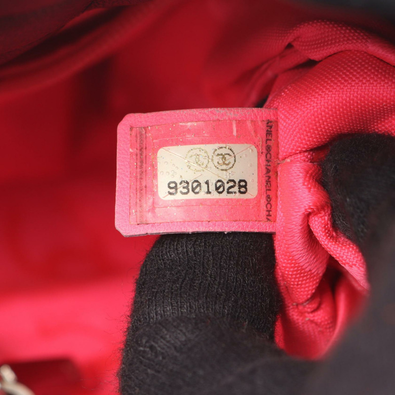 香奈兒 Cambon 系列小號手提包，黑色皮革，二手，女士 Coco CC-4